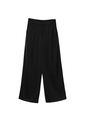 DKNY high-rise pleat trousers - Black