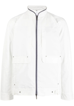 Private Stock The Bureau stand-up collar jacket - White