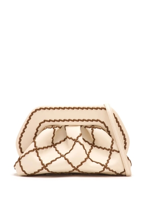 Themoirè Tia clutch bag - Neutrals