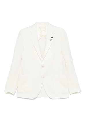Lardini basketweave blazer - White