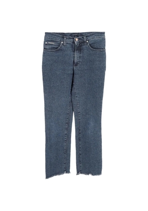 Mario Valentino Vintage cotton denim trousers - Blue
