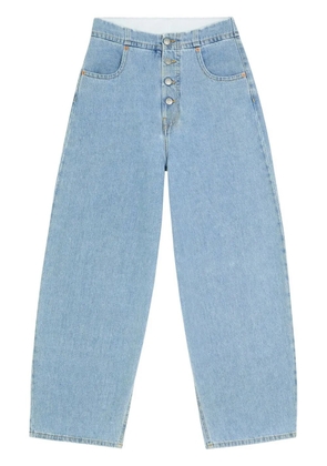 MM6 Maison Margiela mid-rise cropped jeans - Blue