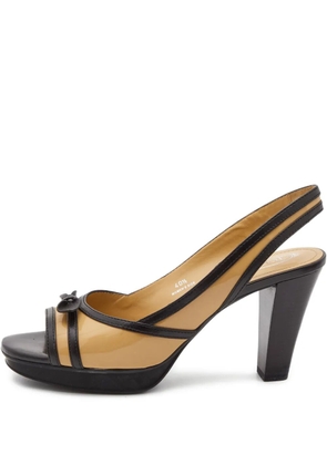 Tod's Vintage 95mm leather heeled pumps - Neutrals