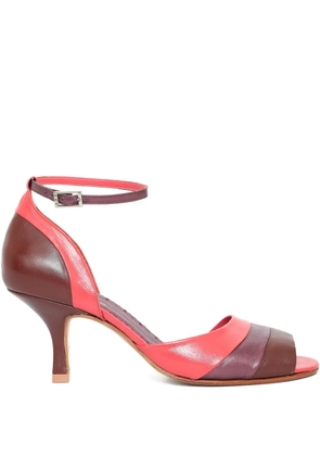Sarah Chofakian 55mm Cartier leather ankle-strap sandals - Pink