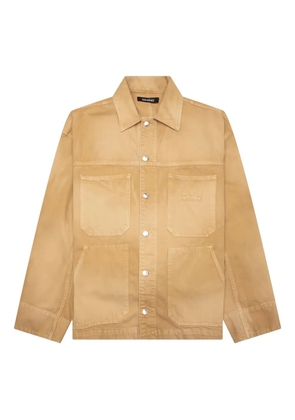 Nahmias logo-appliqué jacket - Yellow