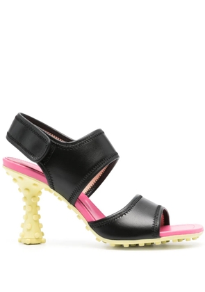 Sunnei 1000 Chiodi 85mm colour-block sandals - Black