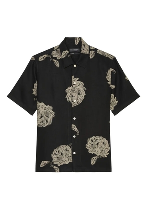 Marc O'Polo floral-print short-sleeve shirt - Black