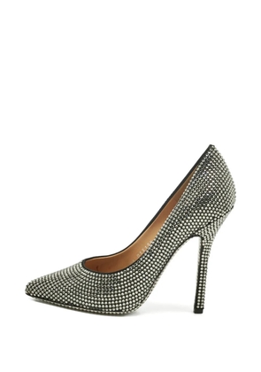 Ferragamo Pre-Owned crystal-embellished pumps - Silver