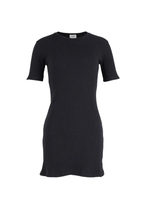 RE/DONE ribbed-knit mini dress - Black