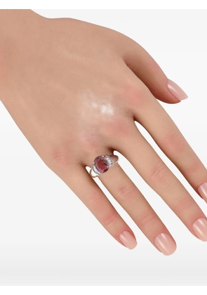 LB Exclusive diamond and tourmaline ring - Silver