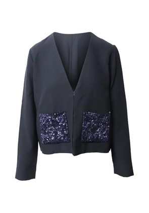 Chloé Vintage sequined pocket blazer - Black