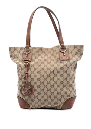 Gucci Pre-Owned 2016-2025 Medium GG Canvas GG Charm tote bag - Brown