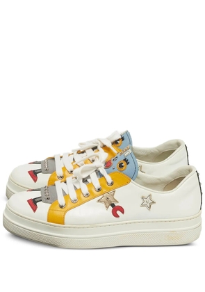 Prada Pre-Owned robot leather low-top - White