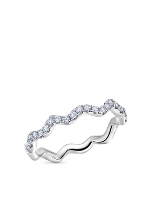 graziela diamond stackable band ring - Silver