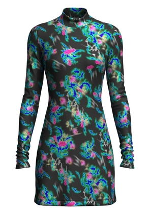 Maccapani Genie abstract-print dress - Black