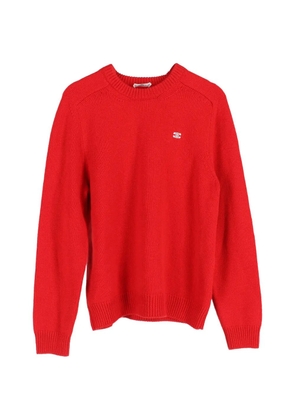 Celine Pre-Owned logo crew-neck sweater - Red