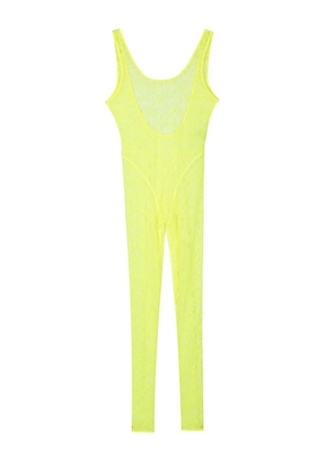 Maison Close Flashback Néon open-back catsuit - Yellow