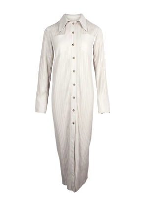Nanushka long sleeve maxi dress - White