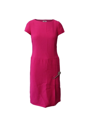 Moschino Pre-Owned safety-pin sheath dress - Pink