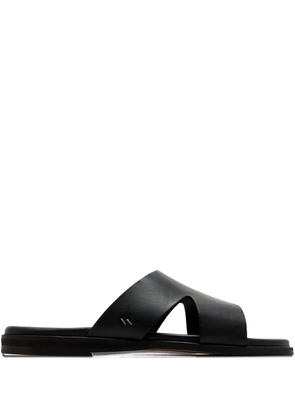 Forsa leather slides - Black