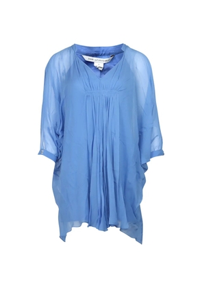Diane Von Furstenberg Vintage V-neck mini dress - Blue