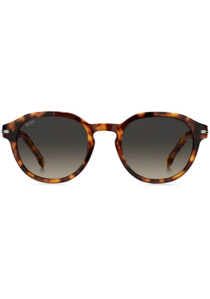 BOSS round-frame sunglasses - Brown
