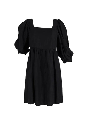 Ba&Sh Palavia square-neck puff-sleeve dress - Black