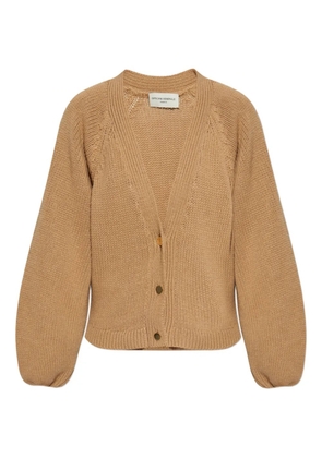 Officine Generale balloon-sleeve cardigan - Neutrals