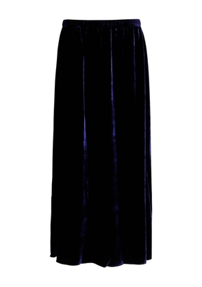 Eileen Fisher velvet maxi skirt - Blue