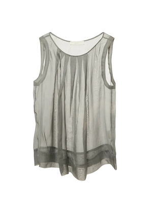 Stella McCartney Pre-Owned sheer sleeveless blouse - Grey