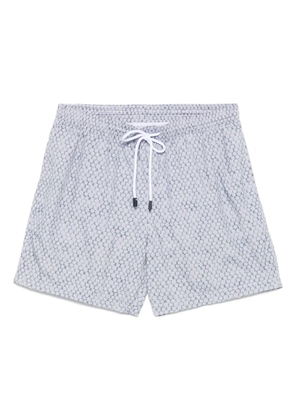 Barba printed swim shorts - Green