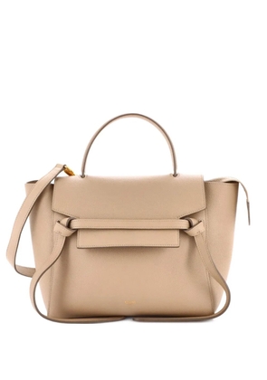 Celine Pre-Owned Belt Bag Textured Leather Micro satchel - Neutrals