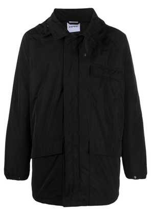 ASPESI hooded long-sleeved coat - Black