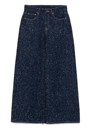 JNBY wide-leg zip-up jeans - Blue