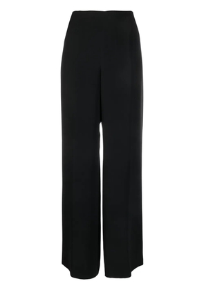 Giorgio Armani Pre-Owned 1990s wide-legged tailored silk trousers - Black