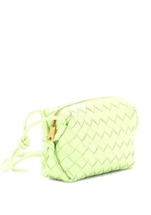 Bottega Veneta Pre-Owned Loop Intrecciato Nappa Mini crossbody bag - Green