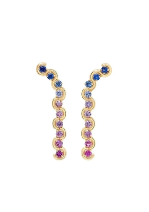 State Property 18K yellow gold Edessa Mist Minor sapphire earrings