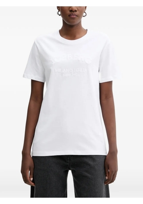 Iceberg logo-embroidered T-shirt - White