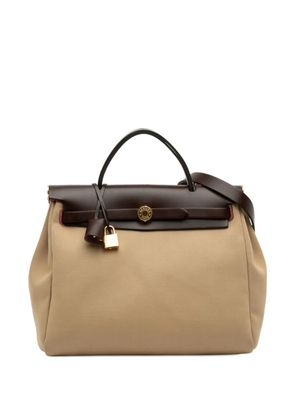 Hermès Pre-Owned 2022 Toile Officier Vache Hunter Verso Herbag Zip 31 satchel - Red