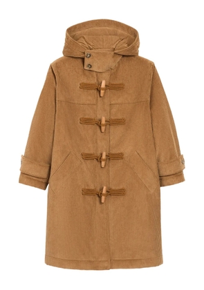AMI Paris Holiday Capsule corduroy duffle coat - Brown