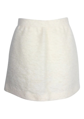 Red Valentino Vintage bouclé mini skirt - White