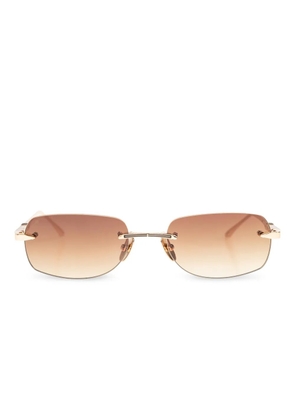 Leisure Society Meursault rectangle-frame sunglasses - Gold