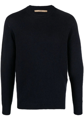 Nuur crew-neck long-sleeve jumper - Blue