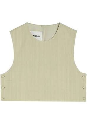 Jil Sander crew-neck vest - Neutrals