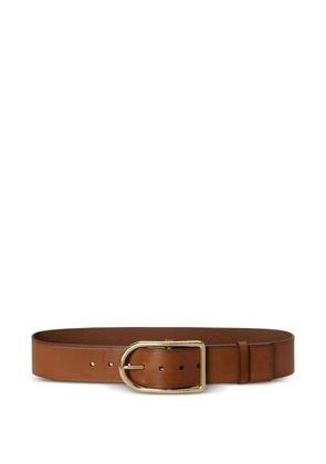 Polo Ralph Lauren 50mm buckle leather belt - Brown