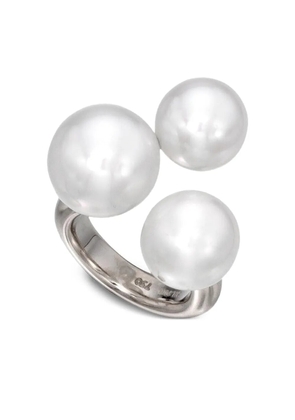 Assael pearl three-bubble ring - Silver