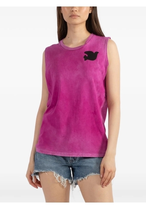 FreeCity cutoff logo tank top - Pink
