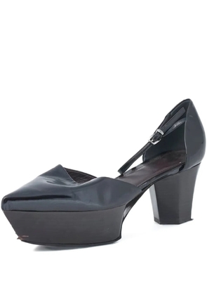 Jil Sander Pre-Owned 65mm leather pumps - Black