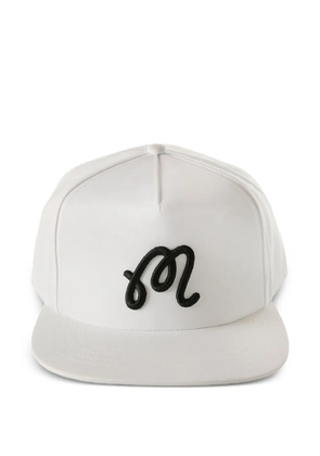Malbon Golf embroidered-logo baseball cap - White