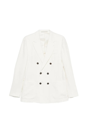 Eleventy double-breasted blazer - White